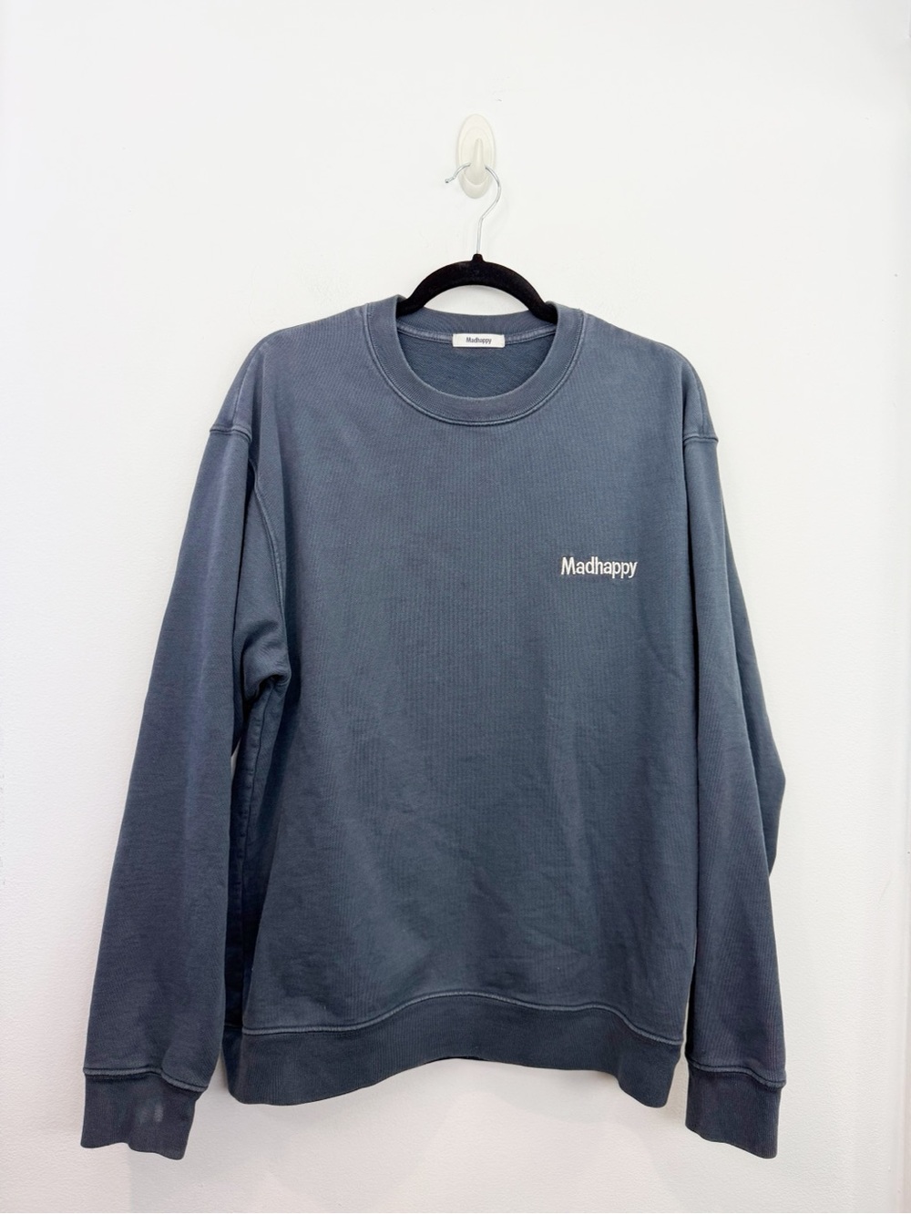 Madhappy Men’s Blue Gray Crewneck Sweatshirt Size Medium